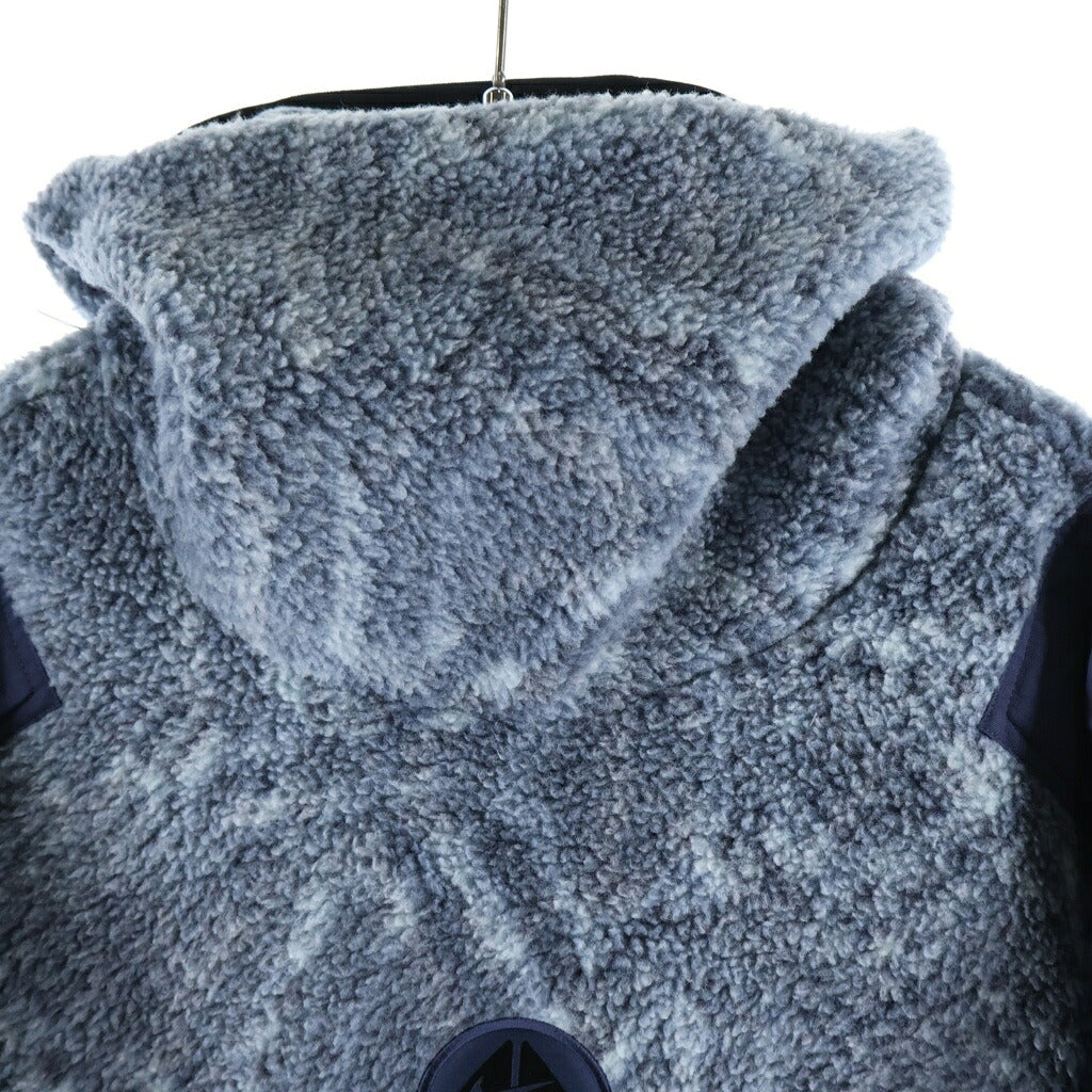 NIKE ACG(ナイキエーシージー) ×SUPREME FLEECE PULLOVER MINT SNAKESKIN シュプリーム スネークスキン フリース プルオーバーパーカー ブルー DN3256-382