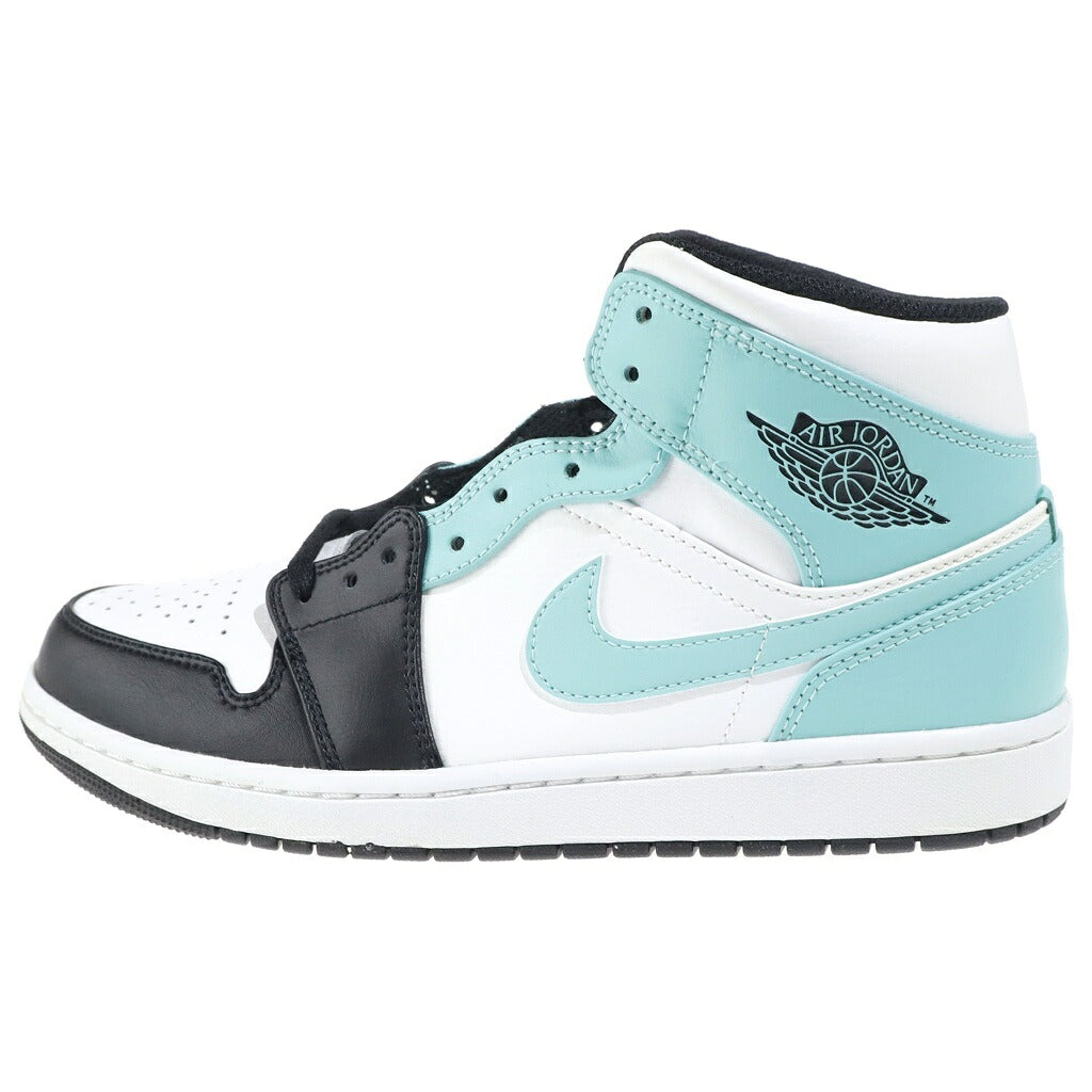 NIKE(ナイキ) AIR JORDAN 1 MID TROPICAL TWIST エアジョーダン トロピカル ツイスト ハイカットスニーカー ホワイト/ブラック/グリーン US9.5/27.5cm 554724-132