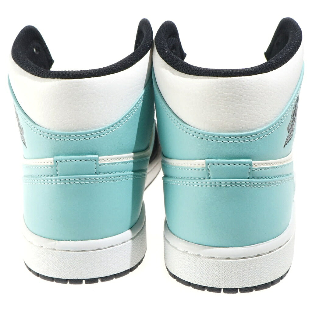 NIKE(ナイキ) AIR JORDAN 1 MID TROPICAL TWIST エアジョーダン トロピカル ツイスト ハイカットスニーカー ホワイト/ブラック/グリーン US9.5/27.5cm 554724-132