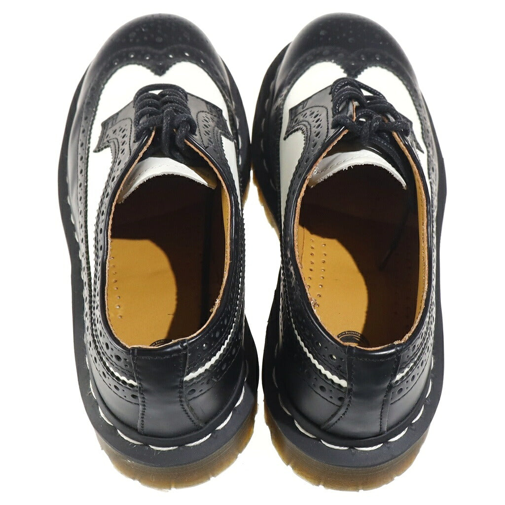 Dr.Martens(ドクターマーチン) 3989 BEX WINGTIP ベックスウィングチップ バイカラー レザーシューズ ブラック/ホワイト レディース 10458001