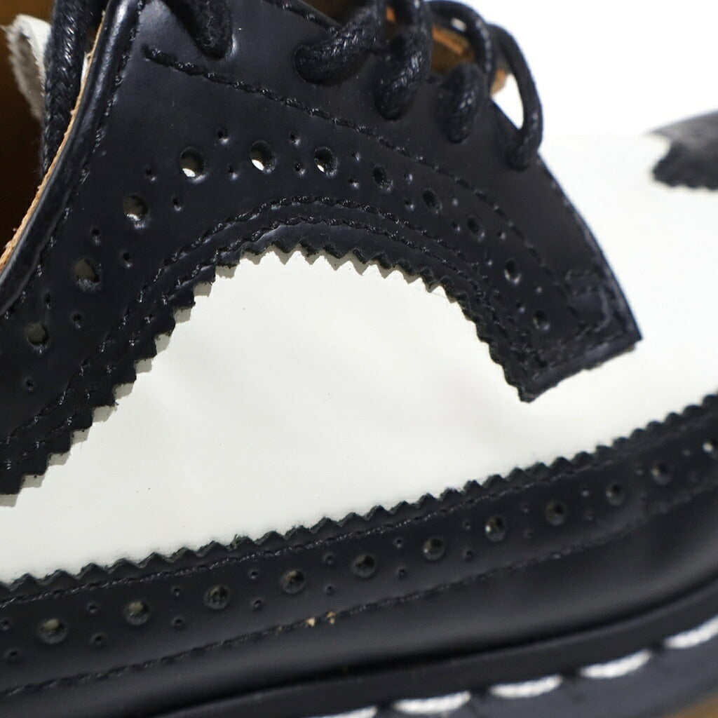 Dr.Martens(ドクターマーチン) 3989 BEX WINGTIP ベックスウィングチップ バイカラー レザーシューズ ブラック/ホワイト レディース 10458001