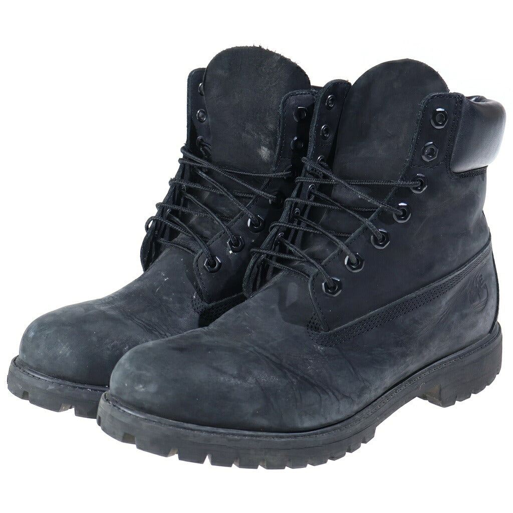 Timberland(ティンバーランド) 6INCH PREMIUM WATERPROOF BOOT 6インチ プレミアム ウォータープルーフ レースアップブーツ ブラック US10W/28cm 10073