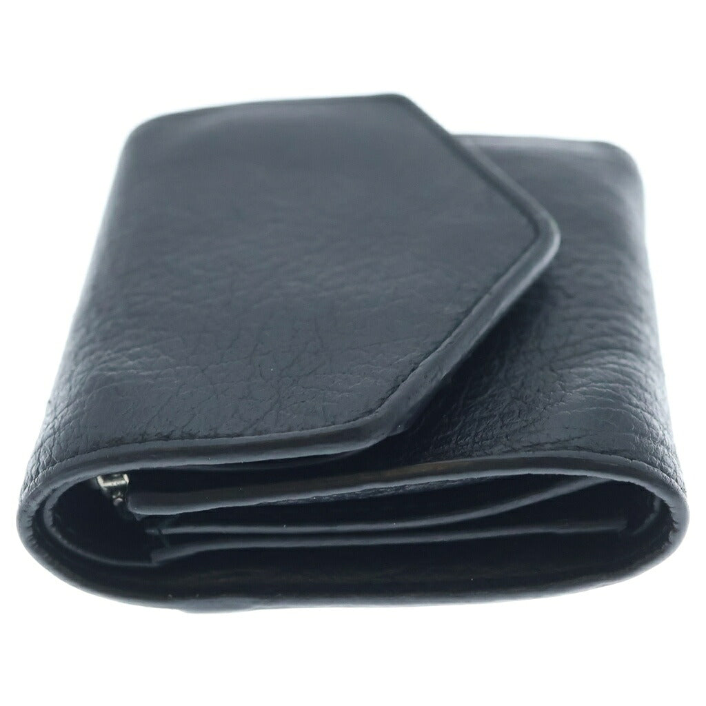 Maison Margiela(メゾンマルジェラ) ENVELOPE WALLET コンパクトレザーウォレット 三つ折り財布 ブラック S56UI0136