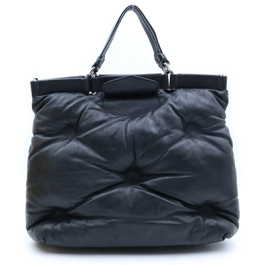 Maison Margiela(メゾンマルジェラ) GLAM SLAM グラムスラム ラムナッパレザー 2WAY ハンドバッグ ショルダーバッグ ブラック S56WC0126