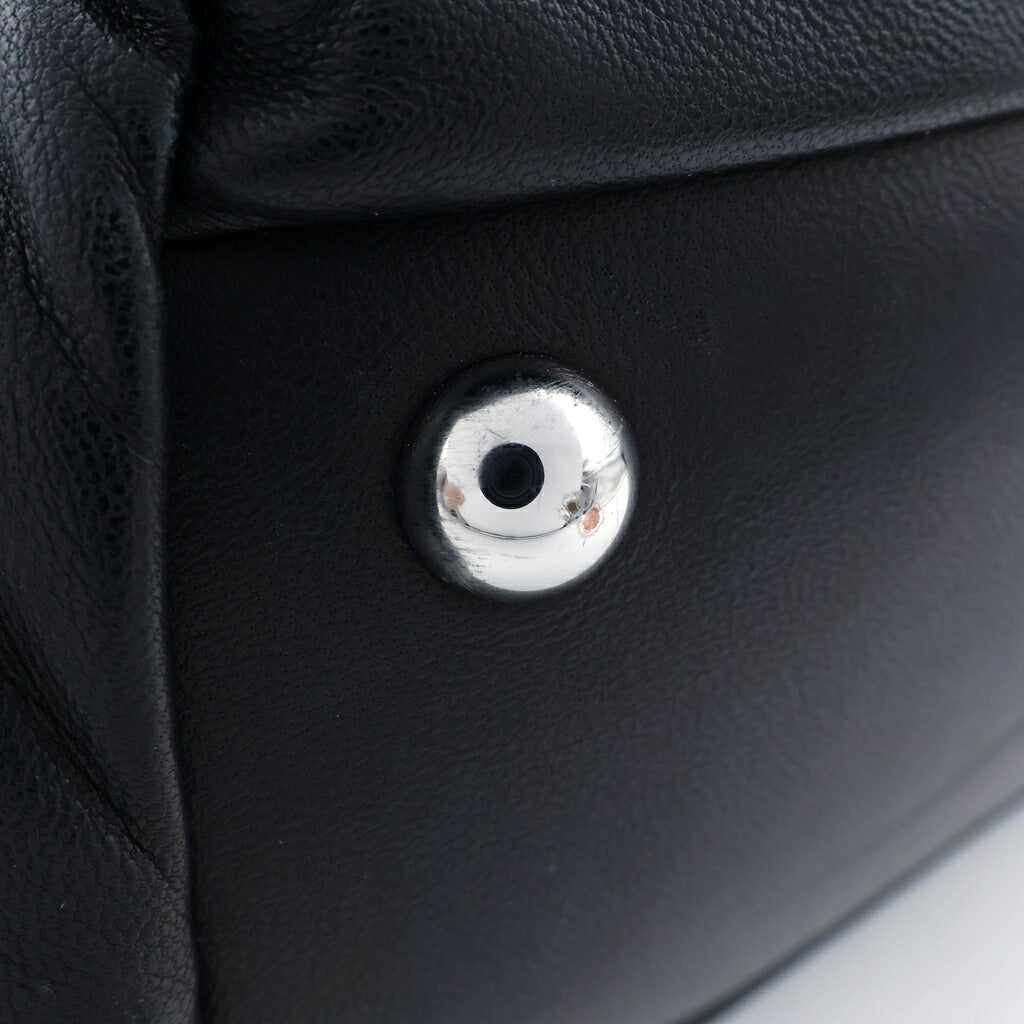 Maison Margiela(メゾンマルジェラ) GLAM SLAM グラムスラム ラムナッパレザー 2WAY ハンドバッグ ショルダーバッグ ブラック S56WC0126