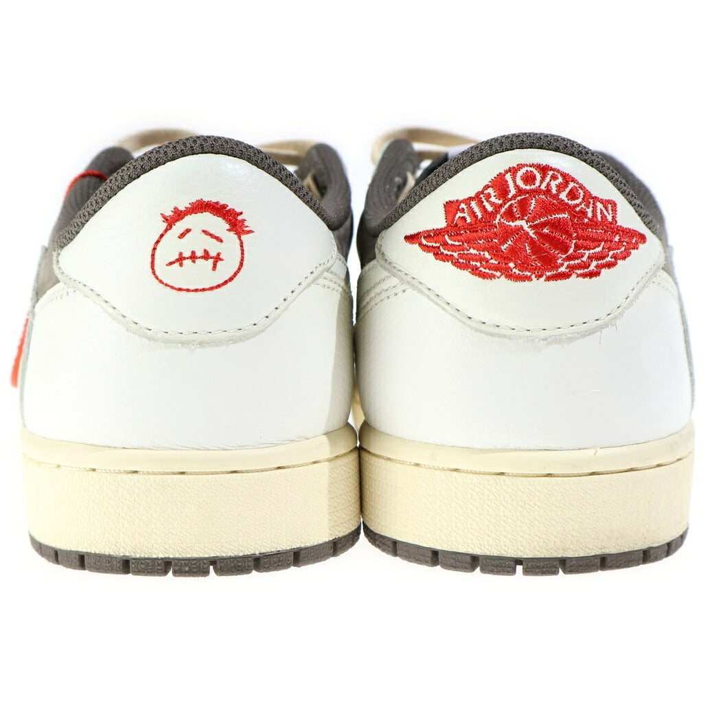 NIKE(ナイキ) ×TRAVIS SCOTT AIR JORDAN 1 LOW OG SP トラヴィススコット エアジョーダン1 リバースモカ ローカットスニーカー ベージュ US10.5/28.5cm DM7866-162