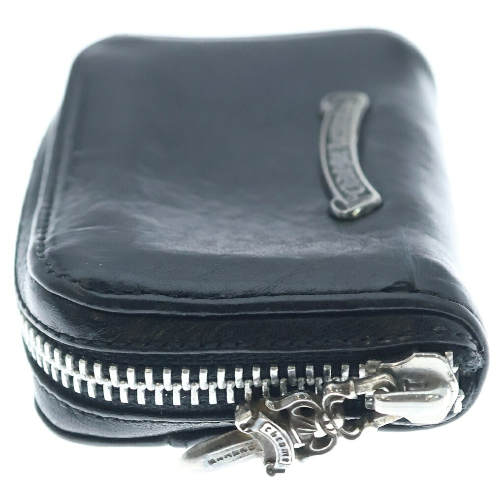 CHROME HEARTS(クロムハーツ) COIN CASE ダガーラウンドジップ レザー