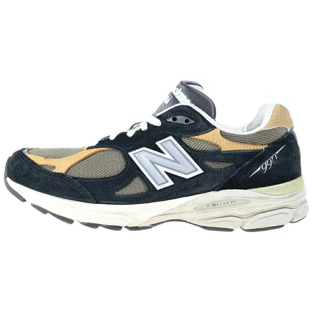 New Balance(ニューバランス) M990BB3 スエード ローカットスニーカー ブラック/ブラウン US8/26cm