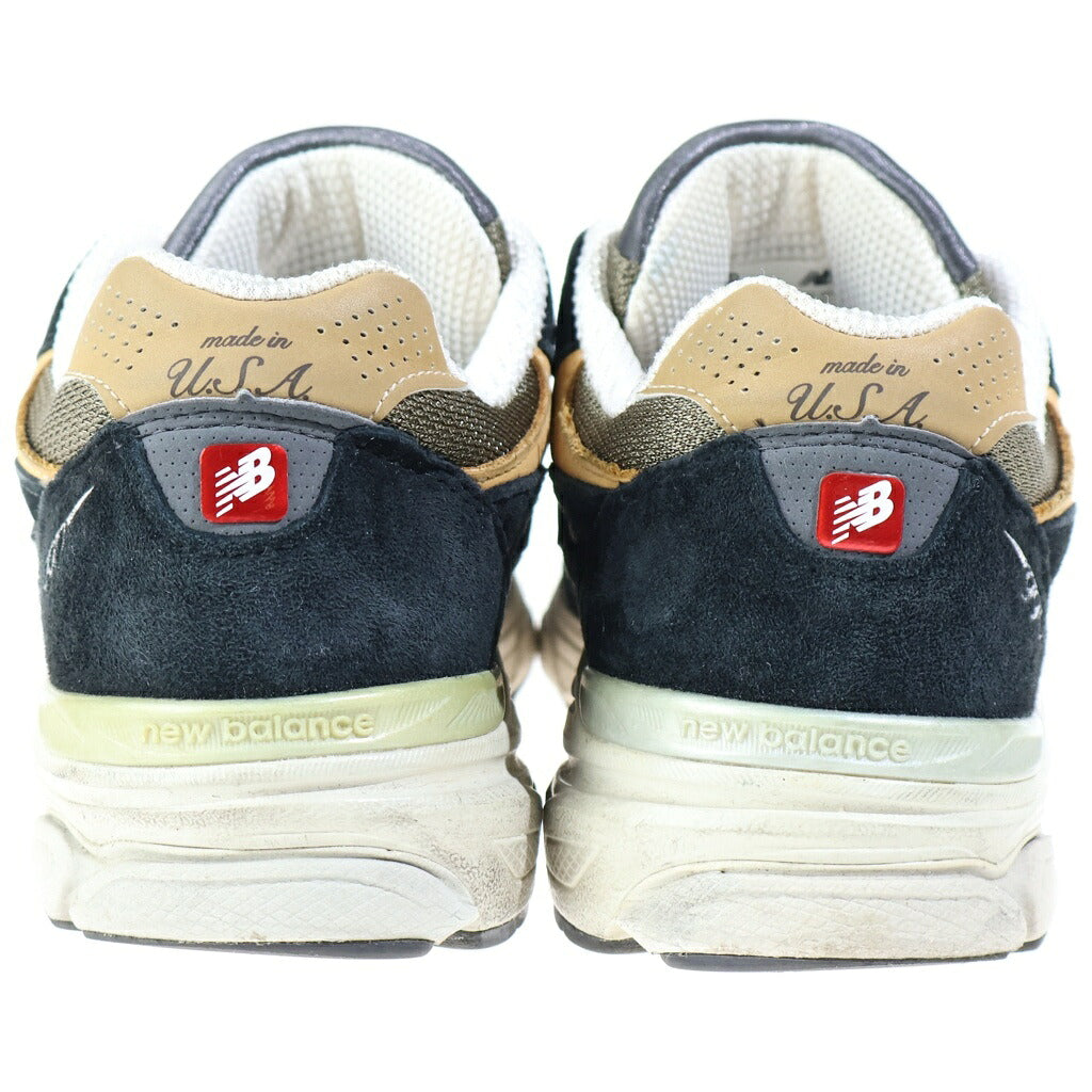 New Balance(ニューバランス) M990BB3 スエード ローカットスニーカー ブラック/ブラウン US8/26cm