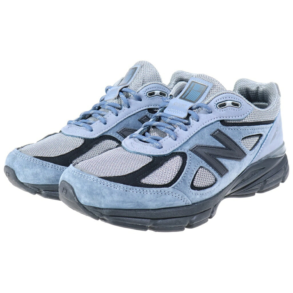 New Balance(ニューバランス) U990BB4 スエード ローカットスニーカー ブルー/グレー US8/26cm