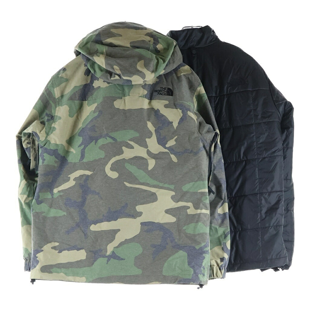 THE NORTH FACE(ザノースフェイス) NOVELTY CASSIUS TRICLIMATE JACKET ノベルティ カシウス トリクライメート カモフラ フーデッドナイロンジャケット カーキ NP61643