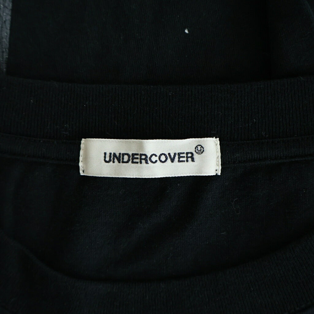UNDERCOVER(アンダーカバー) 26SS GURUGURU Tee グルグル バックグラフィックプリントTシャツ 半袖クルーネックカットソー ブラック UP1F9801