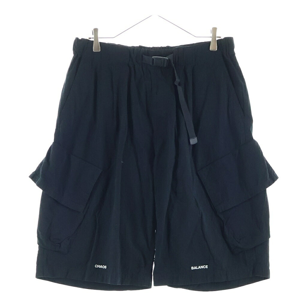 UNDERCOVER(アンダーカバー) 26SS ベルテッド イージーカーゴショーツ ハーフパンツ ブラック UP1F4510-2