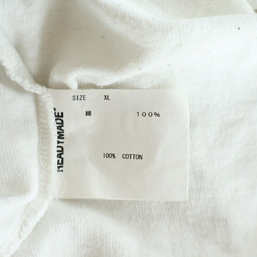 READY MADE(レディメイド) 22SS ×DENIM TEARS COTTON WREATH TEE デニムティアーズ 両面プリントTシャツ 半袖クルーネックカットソー ホワイト RE-DT-WH-00-00-12