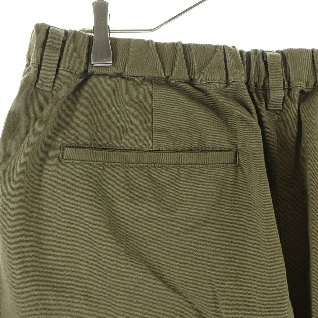 UNDERCOVER(アンダーカバー) 26SS フロントグラフィックプリント コットンイージーパンツ カーキ UP1F9501-1