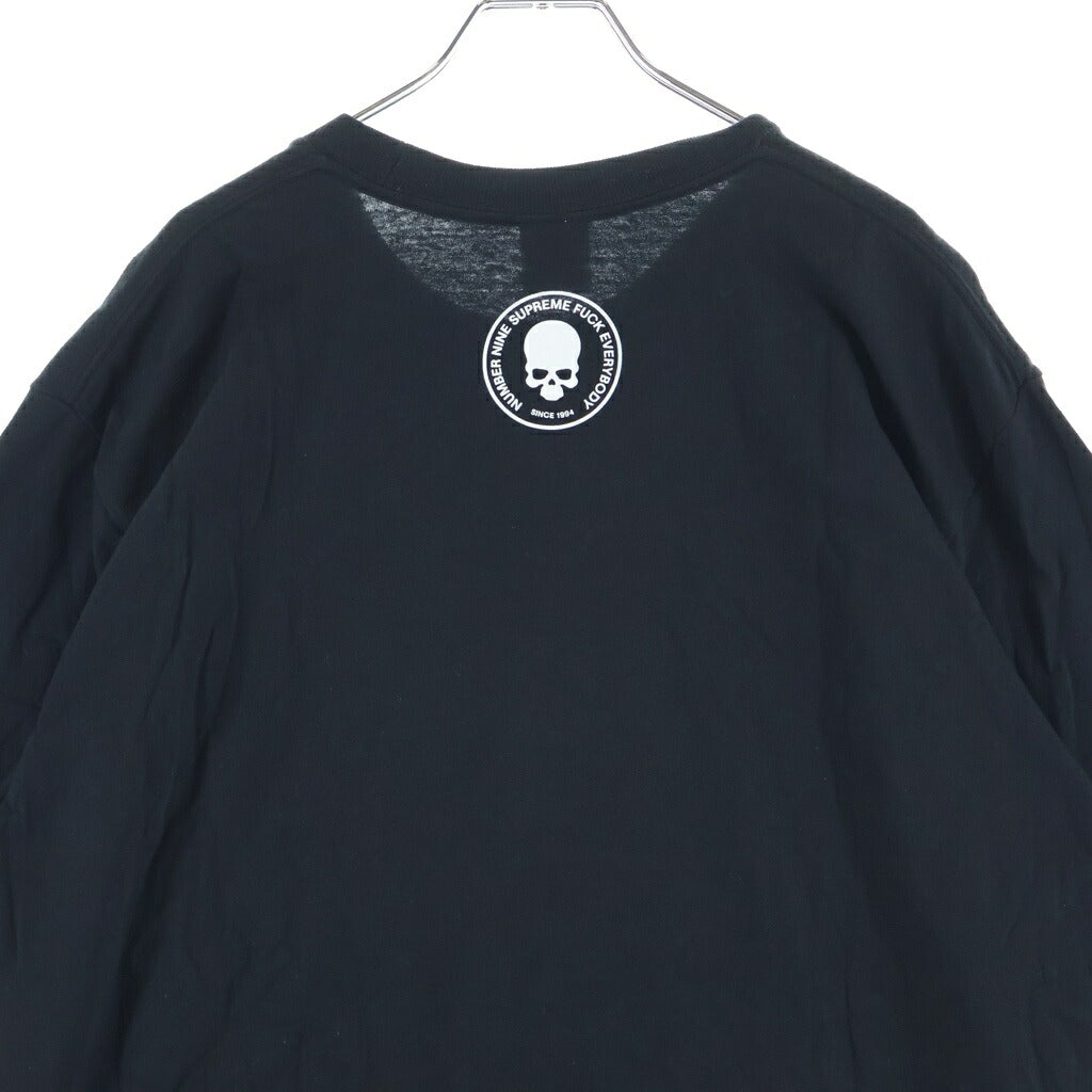 SUPREME(シュプリーム) 25AW ×NUMBER NINE Manson Tee ナンバーナイン マンソン プリントTシャツ 半袖クルーネックカットソー ブラック