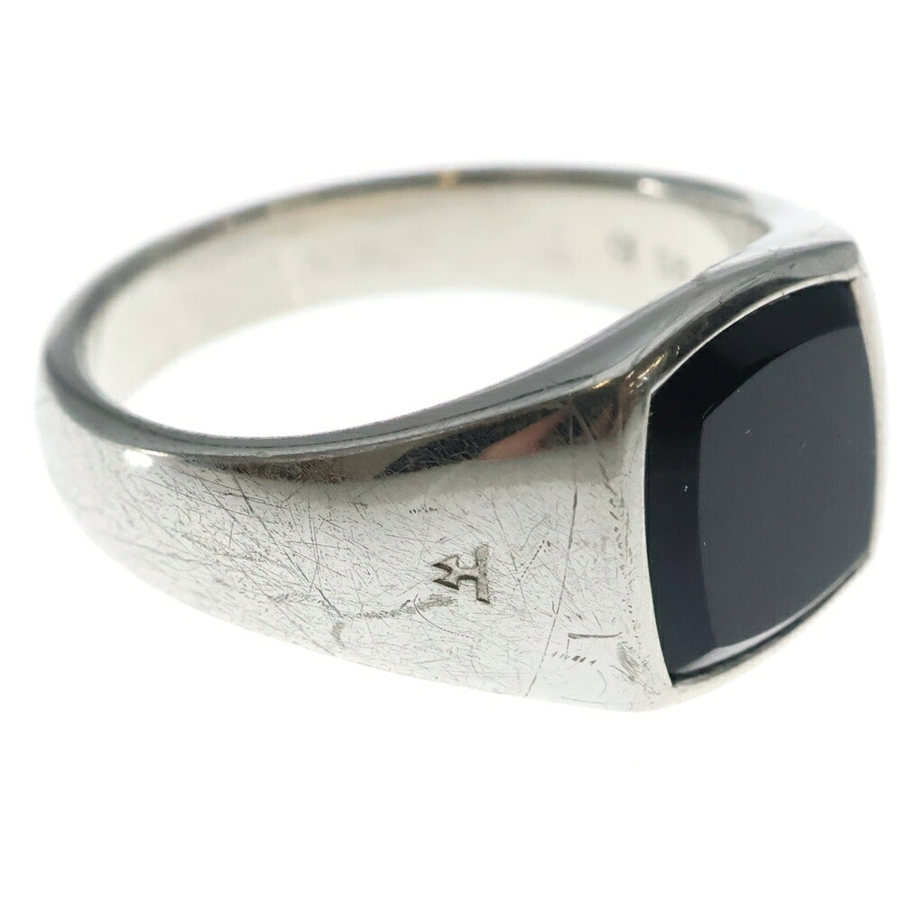 TOMWOOD(トムウッド) KAY RING POLISHED ONYX ケイ リング ポリッシュ オニキス シグネットリング 指輪 シルバー/ブラック 101276