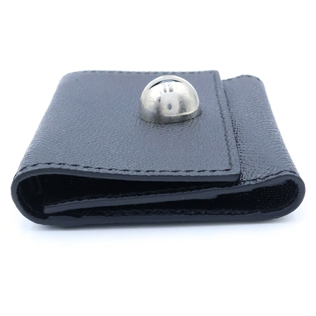 UNDERCOVER(アンダーカバー) 25SS THIRD EYE CARD POUCH 第三の目 カウハイド レザーカードポーチ ブラック UC1E4P01