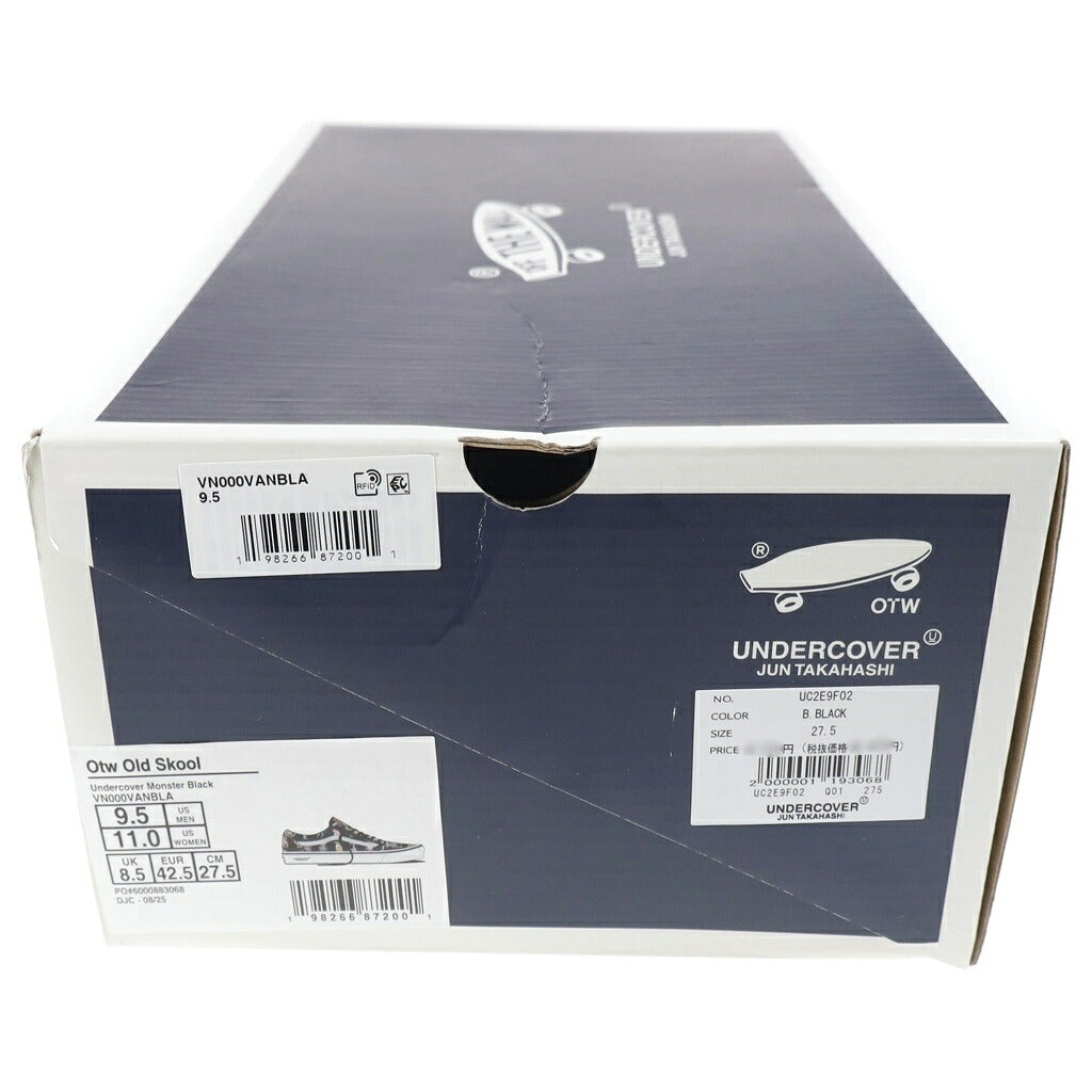 VANS(ヴァンズ) 25AW ×UNDERCOVER アンダーカバー オールドスクール ローカットスニーカー ブラック US9.5/27.5cm UC2E9F02