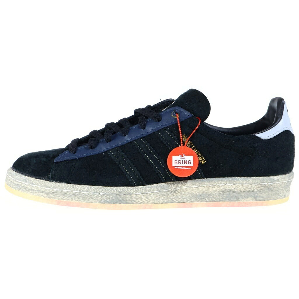adidas(アディダス) ×size? CAMPUS 80S FIGHT CLUB サイズ? キャンパス ファイトクラブ ローカットスニーカー ブラック US9.5/27.5cm GY3890
