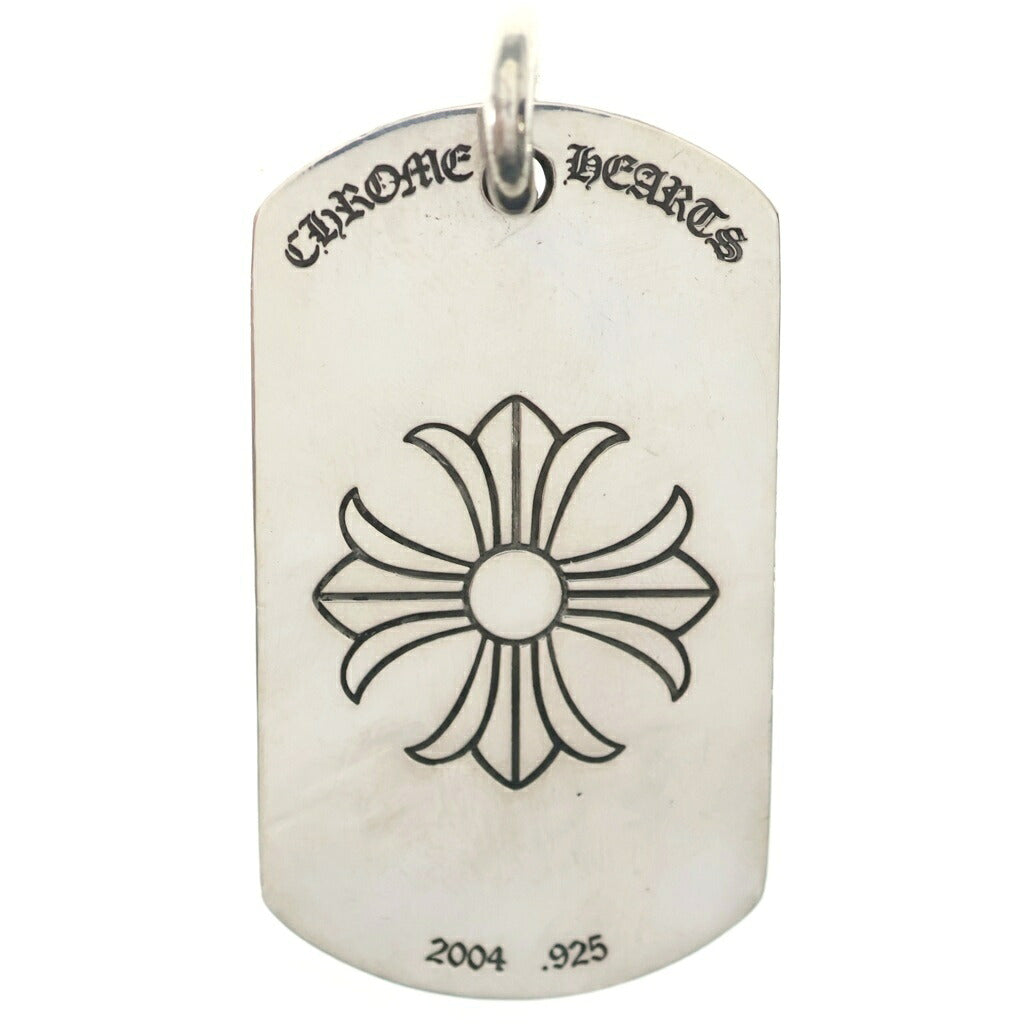 CHROME HEARTS(クロムハーツ) D TAG LRG LTD LAS VEGAS ラスベガス限定 ラージドッグタグ ネックレストップ シルバー