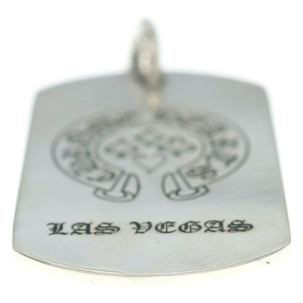 CHROME HEARTS(クロムハーツ) D TAG LRG LTD LAS VEGAS ラスベガス限定 ラージドッグタグ ネックレストップ シルバー