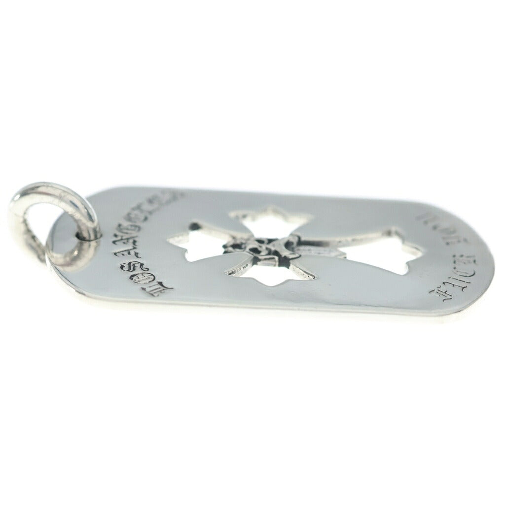 CHROME HEARTS(クロムハーツ) D TAG LRG LTD LOS ANGELS ロサンゼルス限定 ラージドッグタグ ネックレストップ シルバー