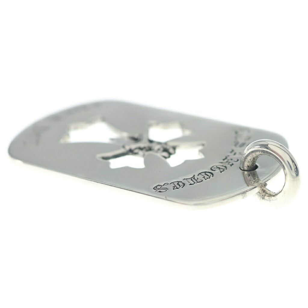 CHROME HEARTS(クロムハーツ) D TAG LRG LTD LOS ANGELS ロサンゼルス限定 ラージドッグタグ ネックレストップ シルバー