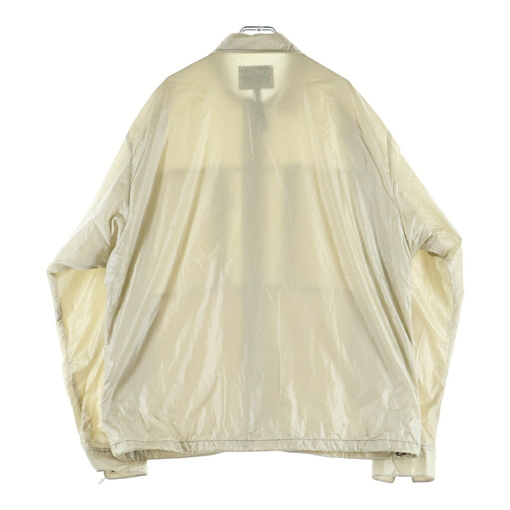 NO BRAND(ノーブランド) 24SS MARMOT CAPITAL マーモット キャピタル NYLON COLOR STITCH SHIRTS ナイロンカラーステッチ 長袖シャツジャケット ベージュ 24SS-L3-04