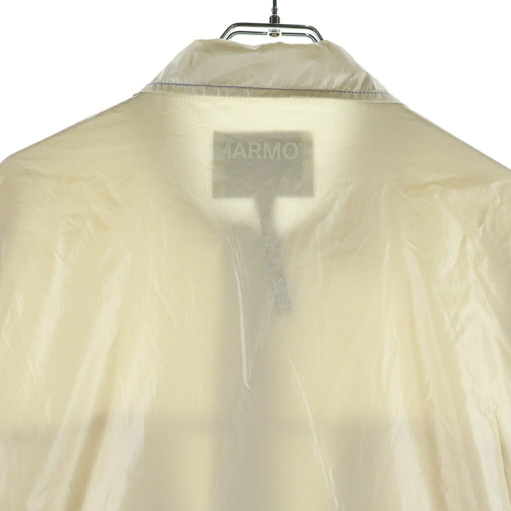 NO BRAND(ノーブランド) 24SS MARMOT CAPITAL マーモット キャピタル NYLON COLOR STITCH SHIRTS ナイロンカラーステッチ 長袖シャツジャケット ベージュ 24SS-L3-04