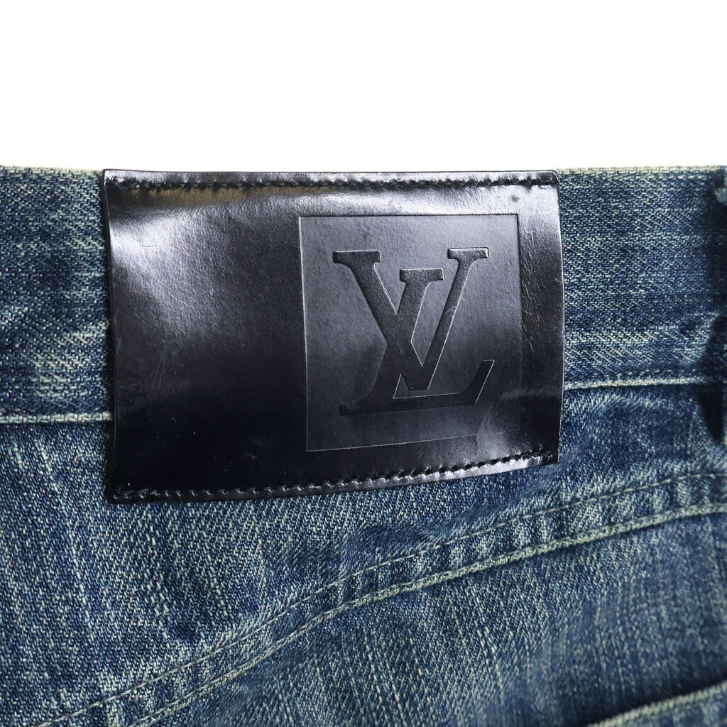 LOUIS VUITTON(ルイヴィトン) 05AW ARCHIVE イタリア製 アーカイブ ボタンフライ ストレートデニムパンツ インディゴ RM052Q MHDP02CJY