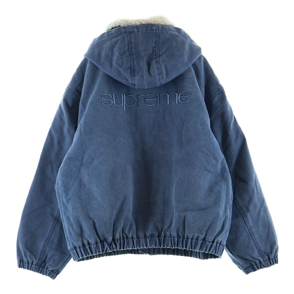 SUPREME(シュプリーム) 25AW Faux Shearling Lined Bomber Jacket Navy フェイクシアリング ラインド ボンバー ジャケット ネイビー