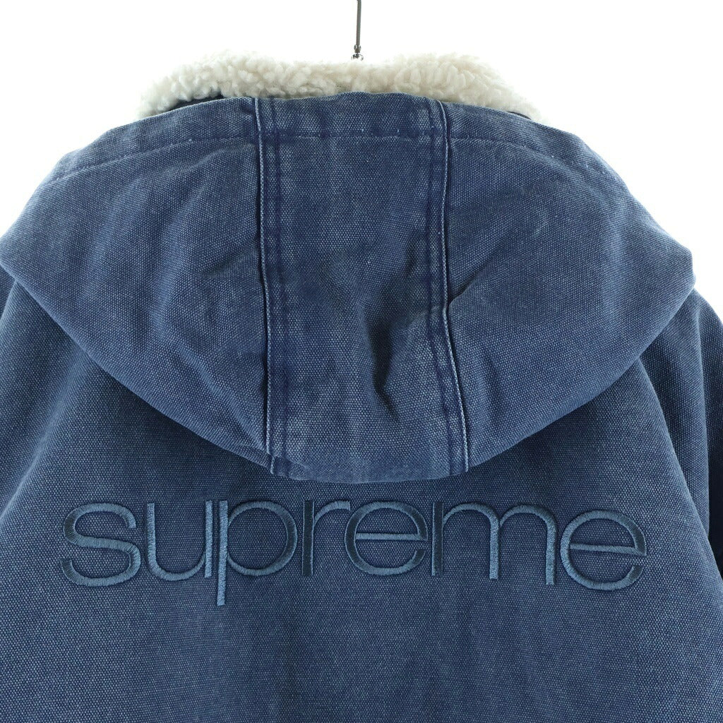 SUPREME(シュプリーム) 25AW Faux Shearling Lined Bomber Jacket Navy フェイクシアリング ラインド ボンバー ジャケット ネイビー