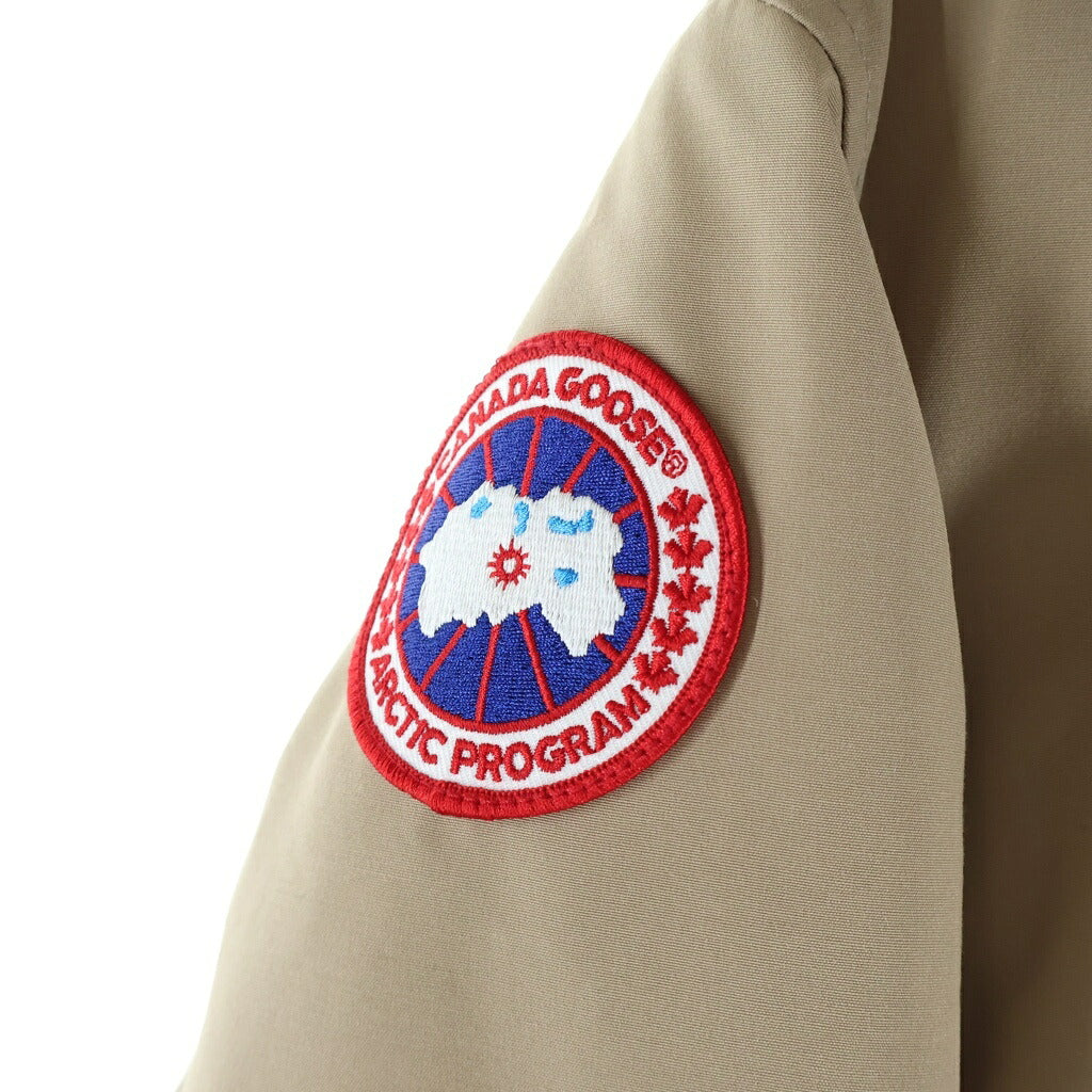 CANADA GOOSE(カナダグース) LABRADOR BOMBER ラブラドール ボンバー ファーフーデッド ダウンジャケット ベージュ レディース 7967JL