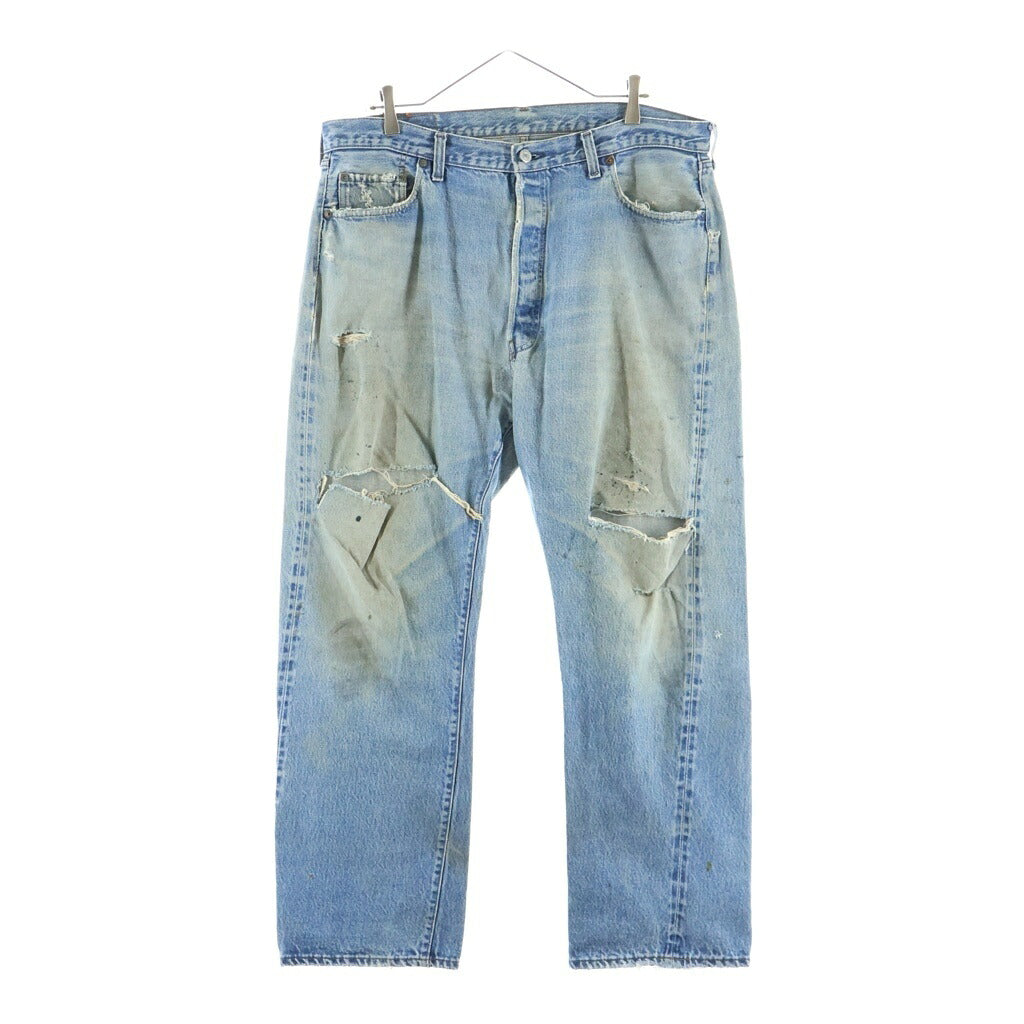 Levi's(リーバイス) 80S VINTAGE 501 ヴィンテージ ボタン裏555 バレンシア工場 ボタンフライ ストレートデニムパンツ インディゴ