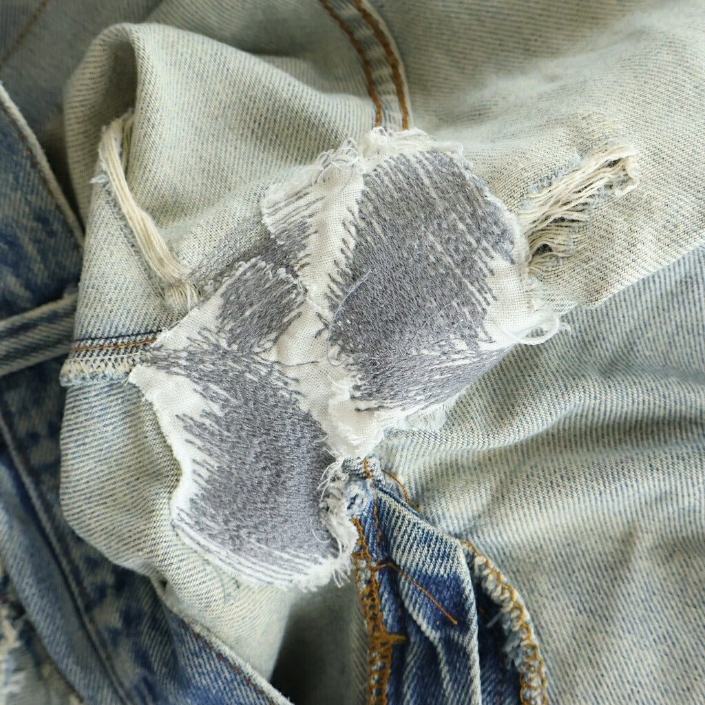 Levi's(リーバイス) 80S VINTAGE 501 ヴィンテージ ボタン裏555 バレンシア工場 ボタンフライ ストレートデニムパンツ インディゴ