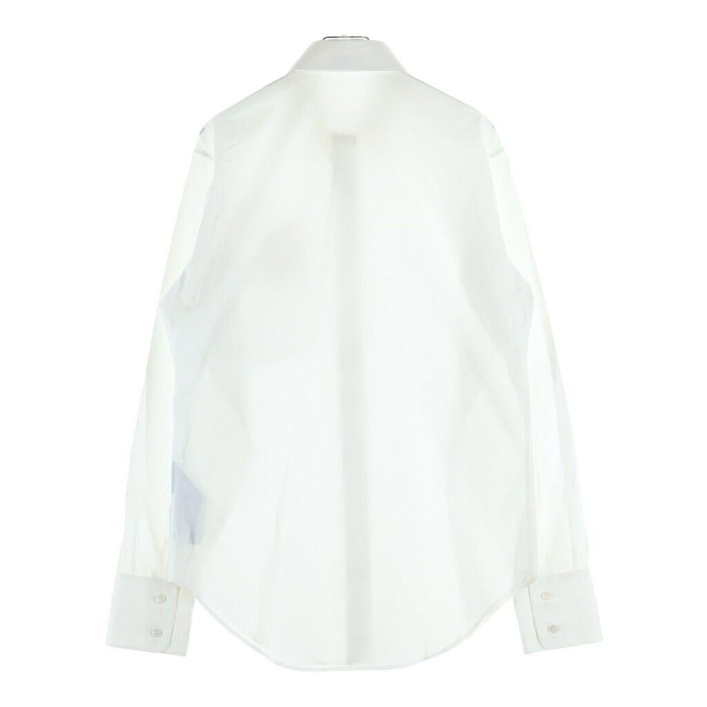 DIOR(ディオール) 23SS ×ERL バニーパッチ ゴールドトーンロゴエンブロイダリー ロングスリーブドレスシャツ ホワイト 313C534B1581