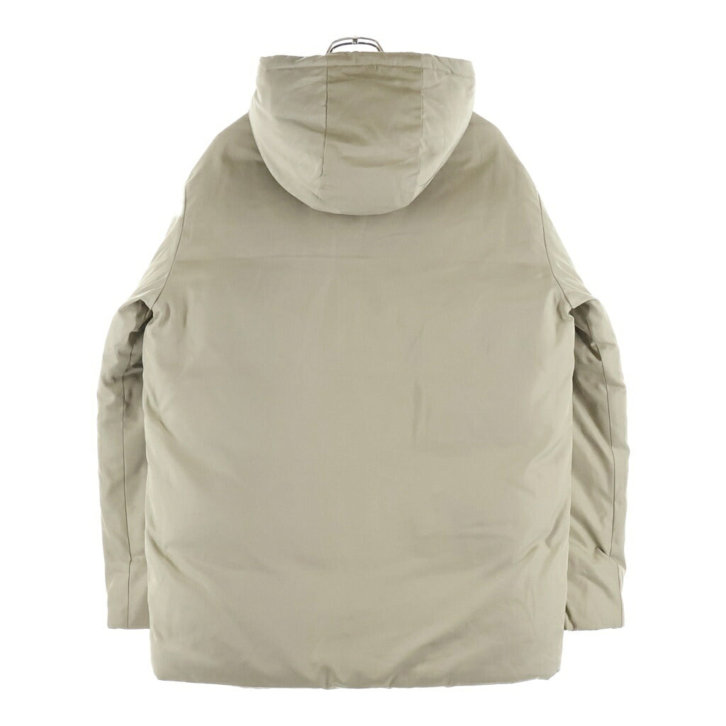 MAISON KITSUNE(メゾンキツネ) パティング フラップポケット ナイロン フーデッドパファージャケット ベージュ PM02212WW9070