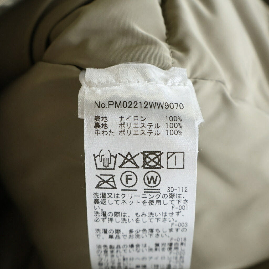 MAISON KITSUNE(メゾンキツネ) パティング フラップポケット ナイロン フーデッドパファージャケット ベージュ PM02212WW9070