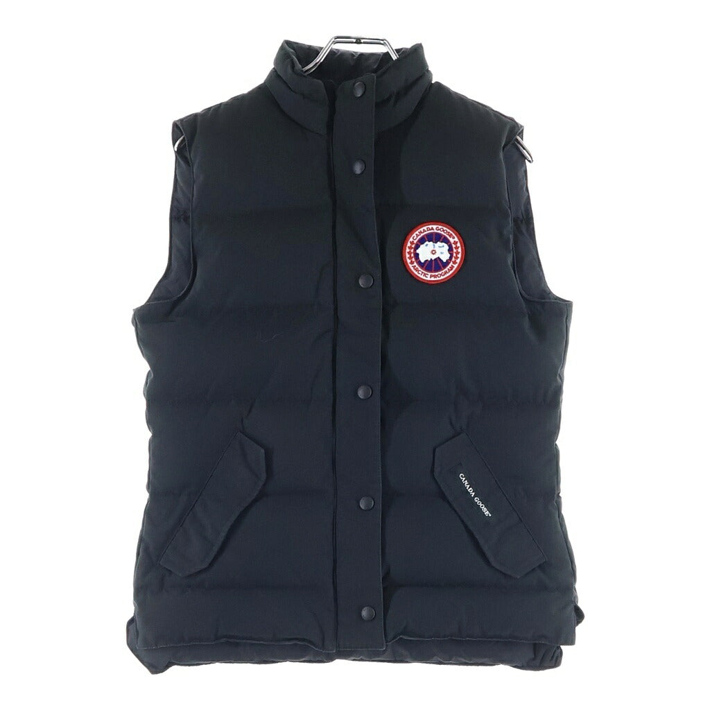 CANADA GOOSE(カナダグース) FREESTYLE VEST ロゴパッチ フリースタイル ダウンベスト ブラック レディース 2832L