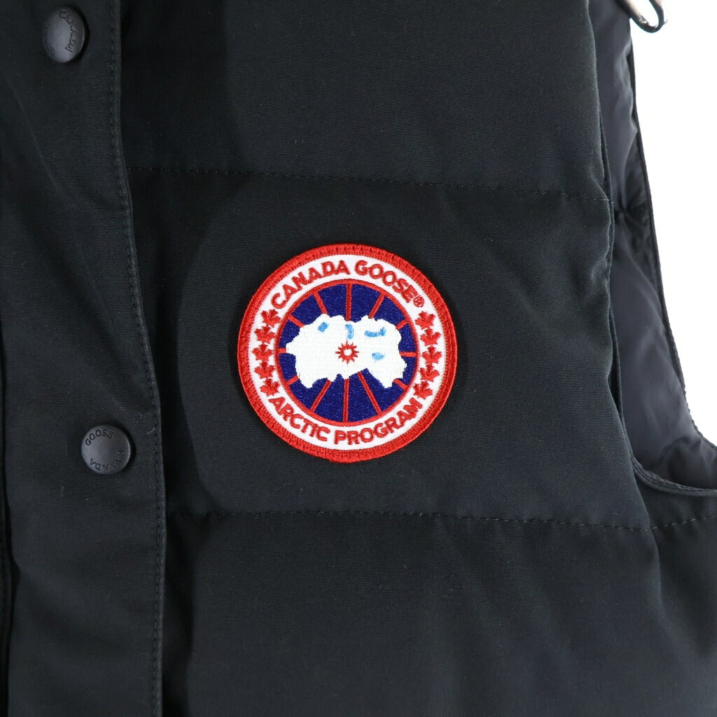 CANADA GOOSE(カナダグース) FREESTYLE VEST ロゴパッチ フリースタイル ダウンベスト ブラック レディース 2832L