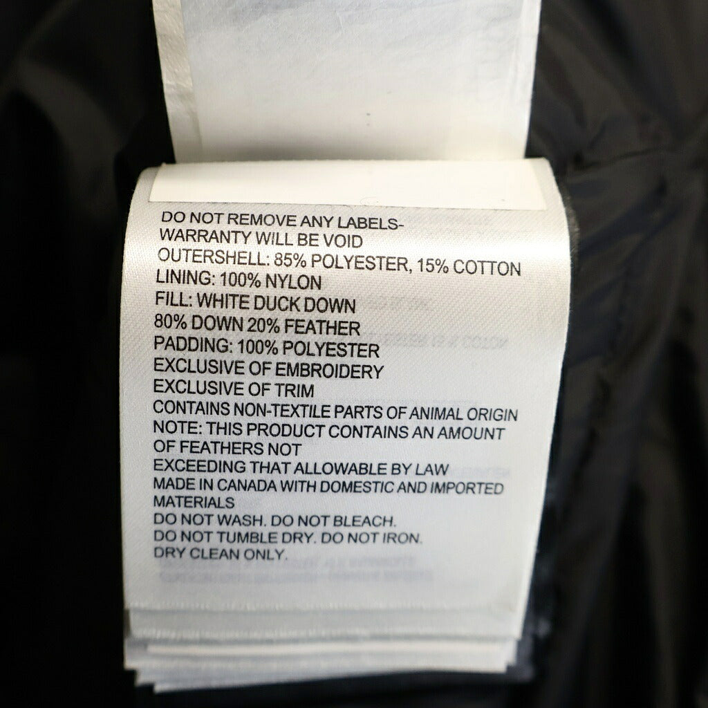CANADA GOOSE(カナダグース) FREESTYLE VEST ロゴパッチ フリースタイル ダウンベスト ブラック レディース 2832L