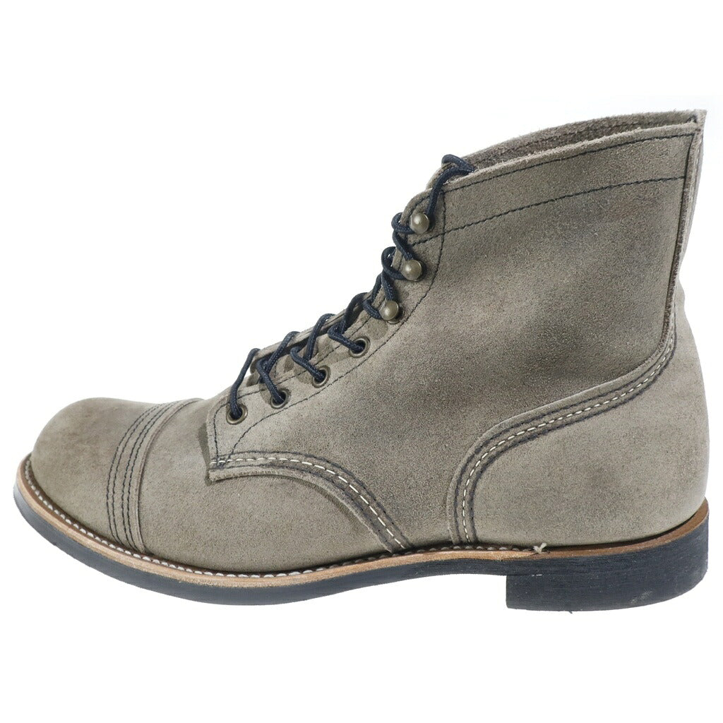 RED WING(レッド ウイング) 8087 IRON RANGER アイアンレンジャー レースアップ スエードレザーブーツ ブラウン