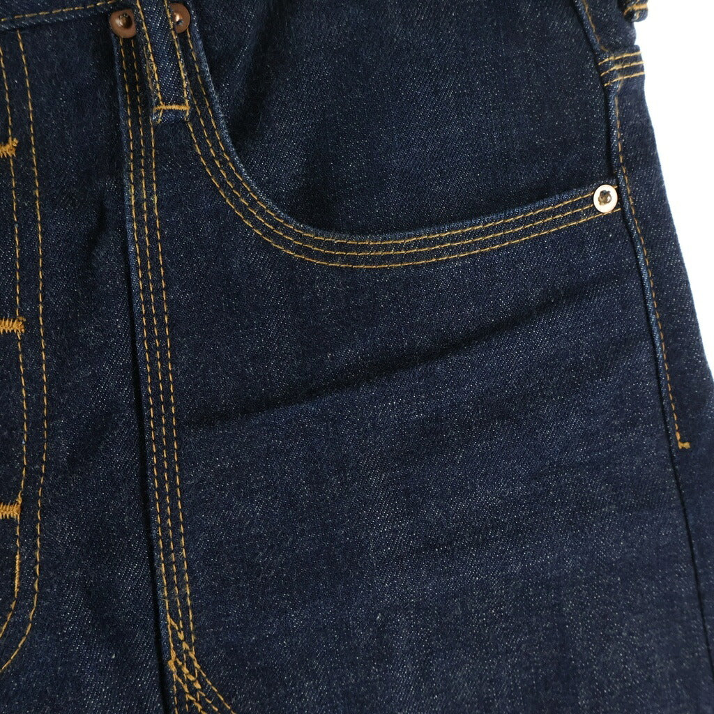 SUGARHILL(シュガーヒル) 24AW CLASSIC DOUBLE KNEE DENIM PANTS クラシック ダブルニー ワイドデニムパンツ インディゴ CLASS003