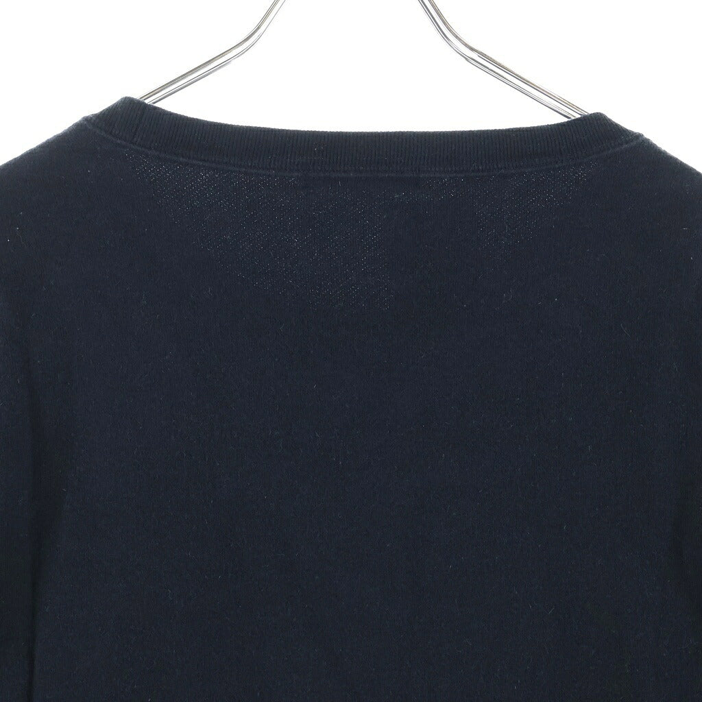 UNDERCOVERISM(アンダーカバイズム) 15AW コットン フロントプリント クルーネックスウェットシャツ トレーナー ブラック UCP7812