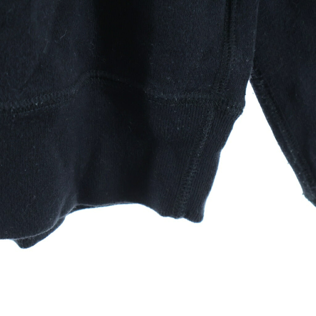 UNDERCOVERISM(アンダーカバイズム) 15AW コットン フロントプリント クルーネックスウェットシャツ トレーナー ブラック UCP7812