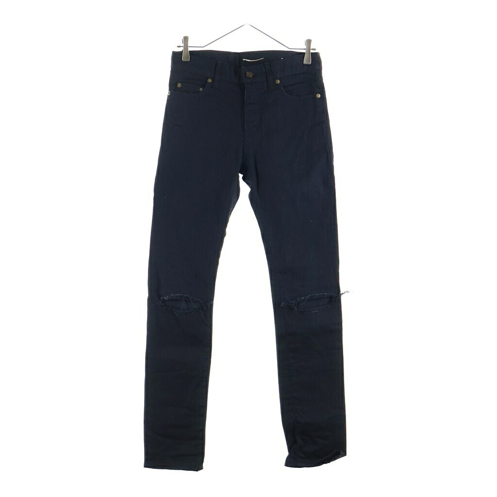 SAINT LAURENT PARIS(サンローランパリ) 16AW エディ期 スリムフィット スキニーデニムパンツ ブラック 398561 YYS02