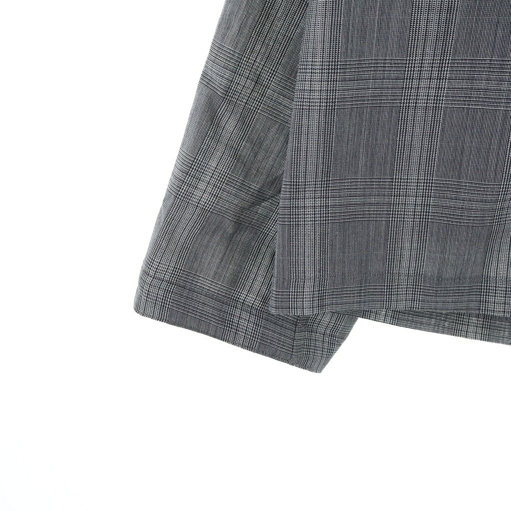 Ernie Palo(アーニーパロ) WOOL CHECK SHIRT JACKET シルク混 チェック柄 ウールシャツジャケット グレー EP11BL04
