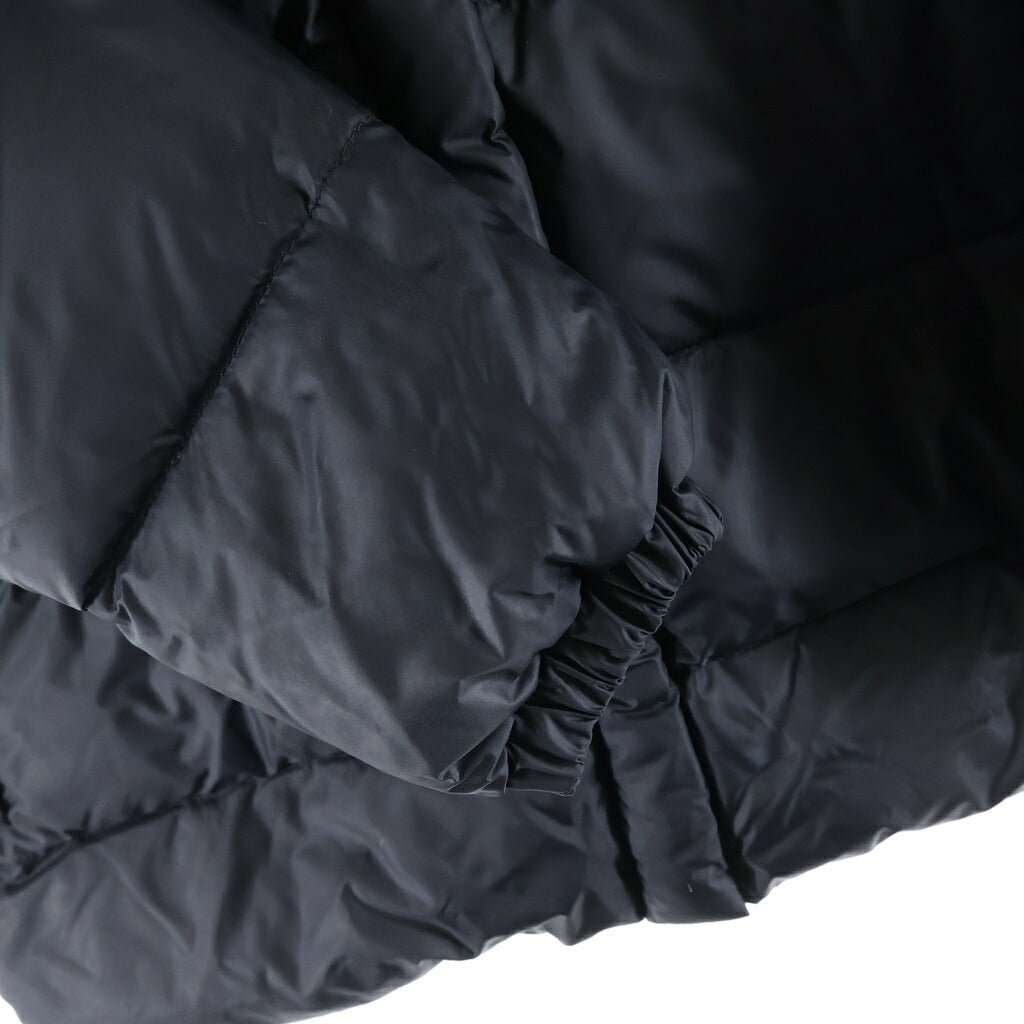 MONCLER(モンクレール) VALENTINE バレンティーヌ 茶タグ ファーフーデッド ダウンジャケット ブラック レディース 49353/97/68959