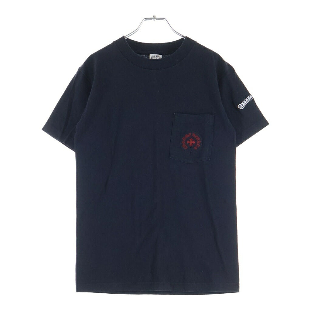 CHROME HEARTS(クロムハーツ) OLD CH PLS S/S TEE オールド CHプラス刺繍 クルーネック 半袖Tシャツ カットソー ブラック
